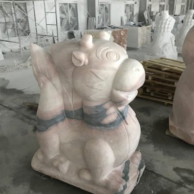 公园石雕十二生肖动物景观雕塑 生肖雕塑图片博客古城年制