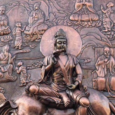 浮雕创意铜雕人物雕塑 