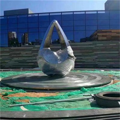 不锈钢景观创意水滴雕塑 水滴雕塑广场博物院紫砂笔画