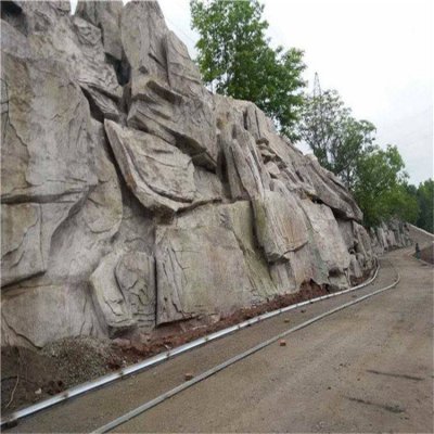 户外街道路边大型景观石 