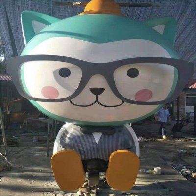 商场大型玻璃钢卡通公仔雕塑 