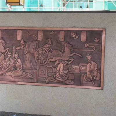 庭院室内浮雕铜雕壁画雕塑 铜浮雕雕塑厂家九龙壁八仙百科