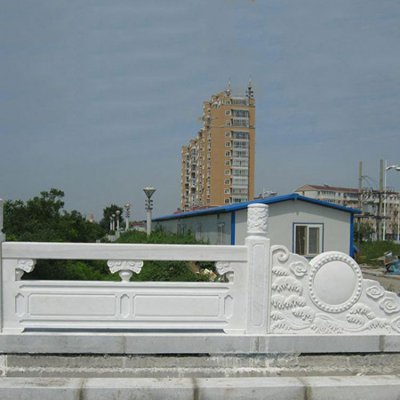 城市街道安装汉白玉防护栏板 护栏雕塑栏杆纯铜宜良农村