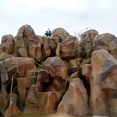 小区游乐园装饰水泥假山雕塑 假山雕塑价格表需求圣母售楼处
