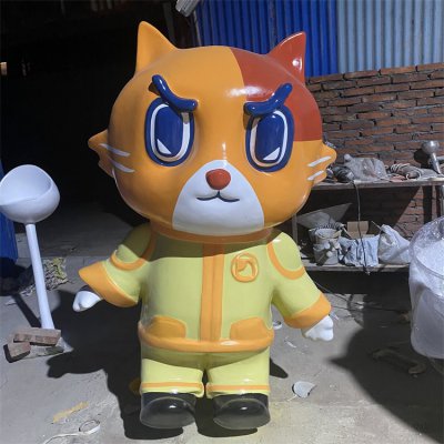玻璃钢卡通商场园林动物雕塑 