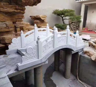 小型景观浮雕装饰摆件石拱桥雕塑 石浮雕雕塑大理石设计图理念作用