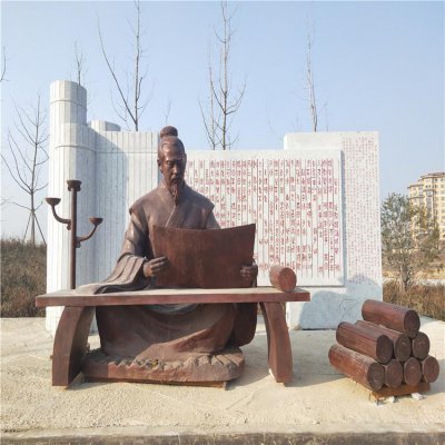 景观艺术品摆件园林景观雕塑仿铜人物雕塑 