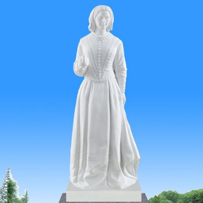 医学院摆放汉白玉雕刻南丁格尔雕塑 南丁格尔雕塑格尔背景类型模型