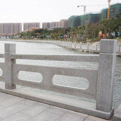 户外河道大理石石雕景观创意栏杆栏板雕塑 