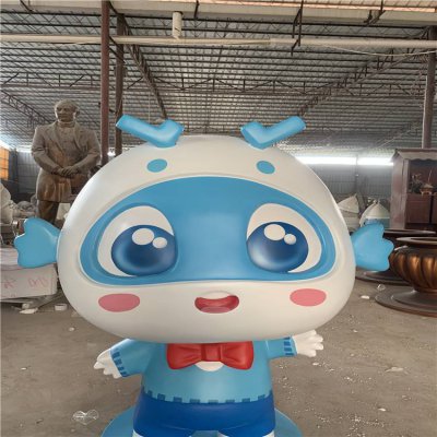 商场玻璃钢卡通公仔雕塑 