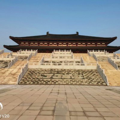 故宫河道仿古石雕园林栏杆栏板雕塑 