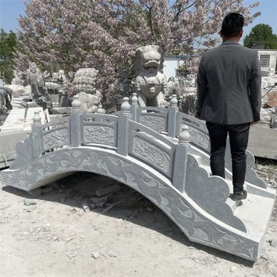 园林户外青石石雕小型石拱桥雕塑 