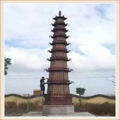 景区户外大型玻璃钢多层祈福佛塔雕塑 佛塔雕塑景点藏传传统文化