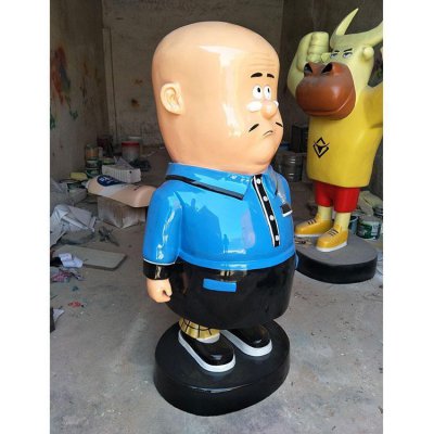 商场摆放玻璃钢卡通动画片小品人物雕塑 