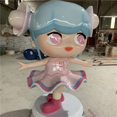 商场店铺玻璃钢卡通人物雕塑 