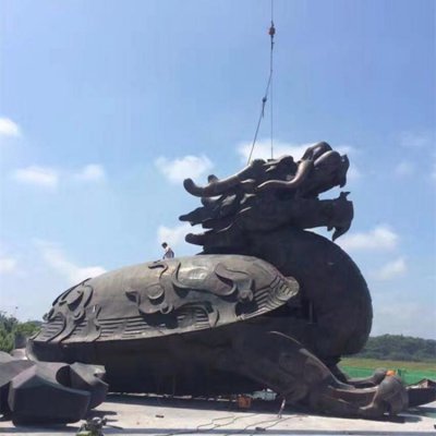 广场大型不锈钢景观雕塑摆件 景观雕塑庭院中式塑料作用