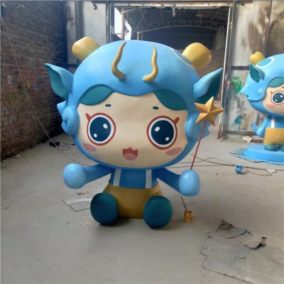 游乐园商场户外装饰玻璃钢卡通ip形象人物小品雕塑 
