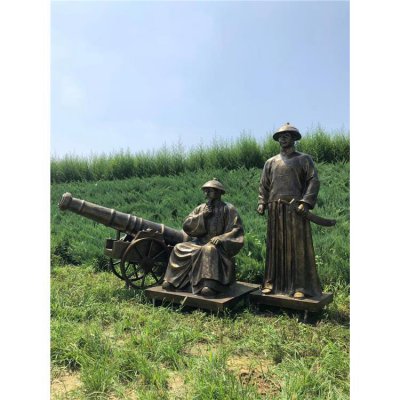 景点户外草地摆放装饰玻璃钢仿铜历史名人雕塑 名人雕塑不锈钢疯狂步行街故事简介