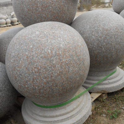 花岗岩石雕园林公园户外车止石雕塑 