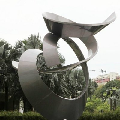 公园园林户外摆放创意不锈钢现代艺术景观雕塑 景观雕塑造型艺术制造道路