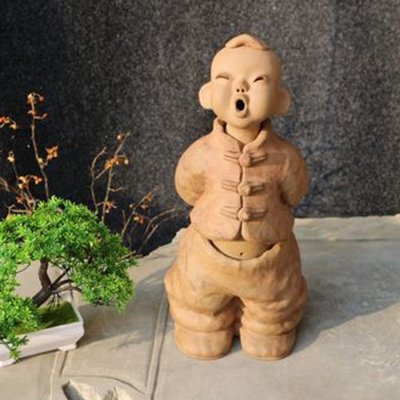 户外园林创意泥塑景观儿童雕塑 儿童雕塑狮子记忆文字钥匙