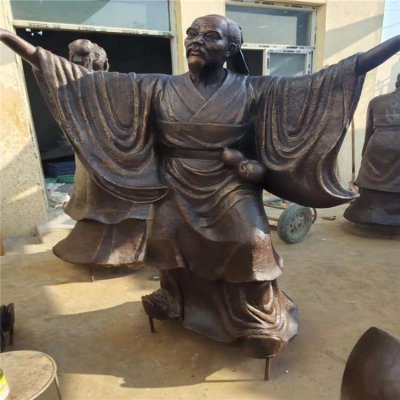 古代名人铜雕户外园林人物雕塑 名人雕塑学校工程人民代表
