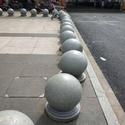 园林户外花岗岩石雕车阻石雕塑