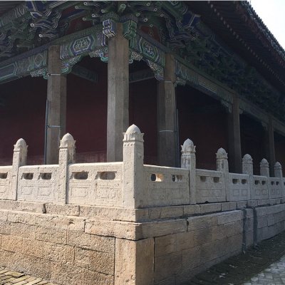 景区故宫青石浮雕净栏杆栏板雕塑 