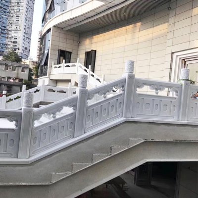 别墅小区户外大理的护栏雕塑 护栏雕塑镂空景区效果图铜雕