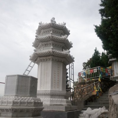 大理石石雕园林景观大型佛塔雕塑 佛塔雕塑价格城市造型原理