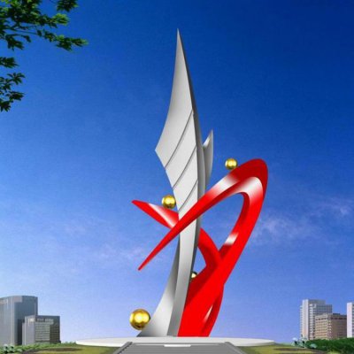 户外广场不锈钢景观雕塑摆件 景观雕塑人物代表蝴蝶官网