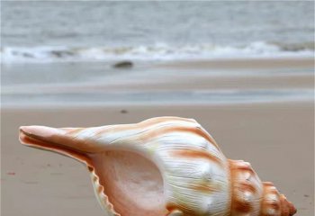 海洋景观雕塑，仿真玻璃钢海螺