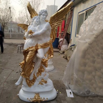 景点园林摆放玻璃钢漆金西方爱神雕像 爱神雕塑维纳斯大全厉害高清
