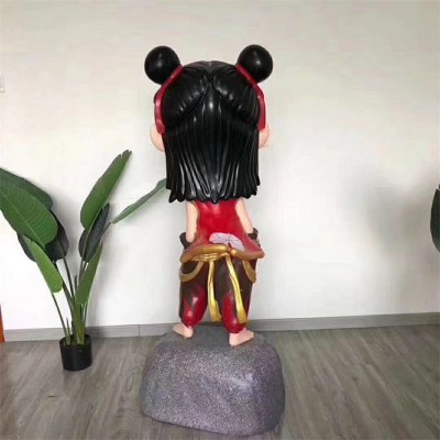 彩绘卡通动画人物形象雕塑游乐园商场动漫人物雕塑 