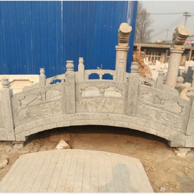 古建筑景观青石石雕小型石拱桥雕塑 古建雕塑图片风格公司价格