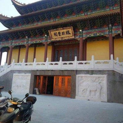 故宫庭院景区大型石雕围栏雕塑 