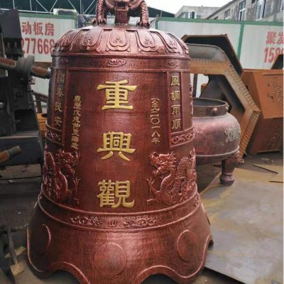 景点园林摆放黄铜铸造祈福撞钟雕塑 铜钟雕塑厂家价格表凤凰市场