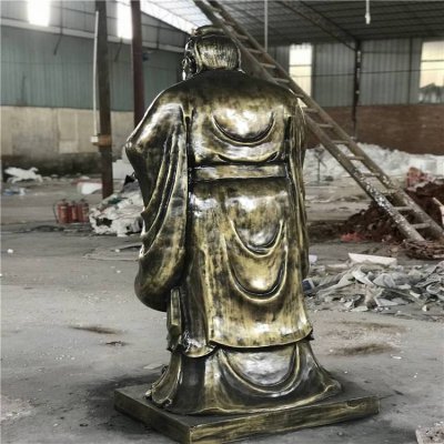 校园广场大型立式铜雕古代人物雕塑 