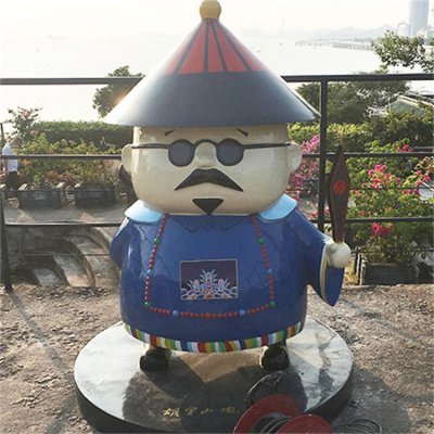 玻璃钢卡通人物摆件游乐园商场雕塑 