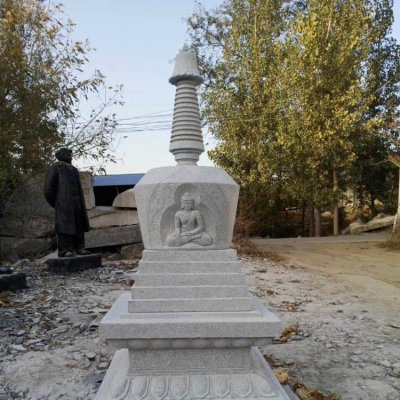 大型舍利塔雕塑户外寺庙摆件 