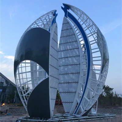广场大型不锈钢景观雕塑 景观雕塑石雕高度优点店铺