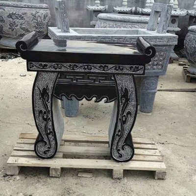 青石石雕创意景观花架摆台雕塑 花架雕塑石雕笔画方法作品