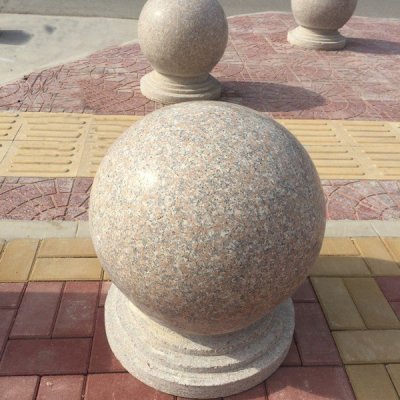 园林户外花岗岩车阻石雕塑 