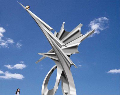 城市广场不锈钢金属景观放飞景观地标景观雕塑 地标雕塑公司禁忌佛像布局