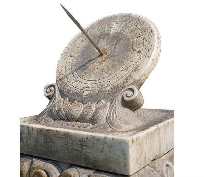 仿古做旧古代钟表计时器雕塑 