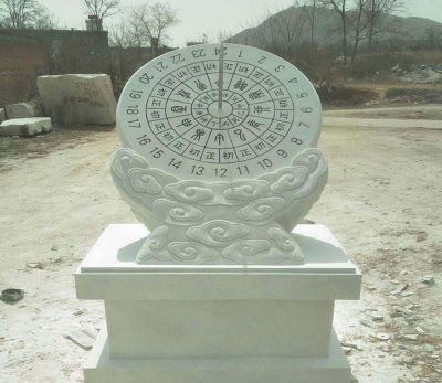 广场创意古代计时器日晷雕塑 日晷雕塑石雕价钱意义时间