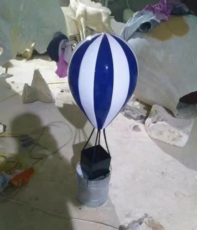 玻璃钢小型热气球雕塑