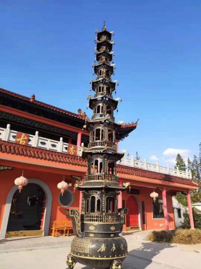 寺庙宗教多层铸铁铁艺祈福香炉雕塑 香炉雕塑厂家号码石头公司简介