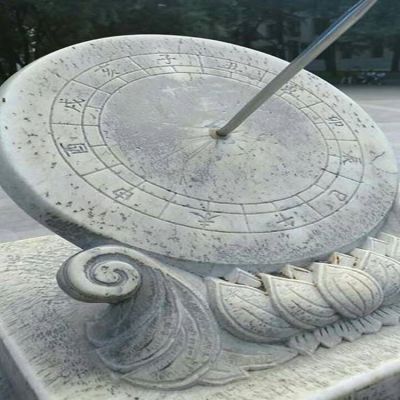 校园青石石雕古代计时器日晷雕塑 日晷雕塑厂家商是谁大理石商是