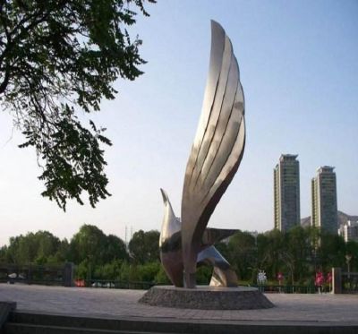 园林城市不锈钢金属大型鸽子雕塑 鸽子雕塑有鸽子模型意义左手